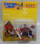 1997 Edition 10th Year Kenner Starting Lineup NHL Ice Hockey Player Goalie John Vanbiesbrouck Florida Panthers Action Figure and Fleer Trading Card New in Package Collector Card