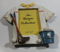 The Unique Collection Golf Golfing Sports Themed 3 1/2" x 5" Resin Picture Photo Frame