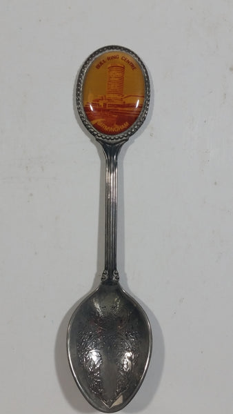 Bell Ring Centre Building Birmingham, Alabama Themed Silver Plated Spoon with Floral Engraved Bowl