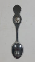 Oliver, British Columbia Caribou Elk Themed Charm Figural Metal Spoon With Engraved Bowl