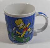 2006 Fox The Simpsons Skateboarding Bart Simpson Collectible Coffee Mug By Matt Groening