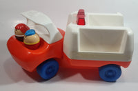 1985 Little Tikes Ambulance 12" Long with Man and Woman Figures Plastic Toddler Toy