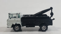 Yatming Wrecker Salvage Tow Truck Black and White Die Cast Toy Car Wrecking Towing Vehicle China