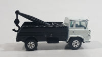 Yatming Wrecker Salvage Tow Truck Black and White Die Cast Toy Car Wrecking Towing Vehicle China