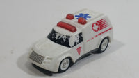 1997 Hot Wheels Ambulance White Die Cast Toy Car Emergency Vehicle - McDonald's Happy Meal