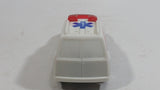 1997 Hot Wheels Ambulance White Die Cast Toy Car Emergency Vehicle - McDonald's Happy Meal