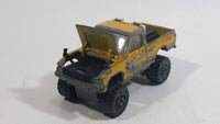 Majorette 4x4 Toyota Pick-up Truck Dark Yellow Gold No. 287 and 292 Die Cast Toy Car Vehicle with Opening Hood
