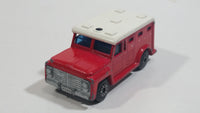 Vintage 1978 Lesney Matchbox Superfast No. 69 Armored Truck "Wells Fargo" Red and White Die Cast Toy Car Vehicle Made in England