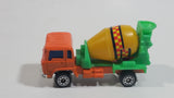 Yatming Style Ford Cement Truck Orange Green Yellow Die Cast Toy Car Vehicle Made in Hong Kong