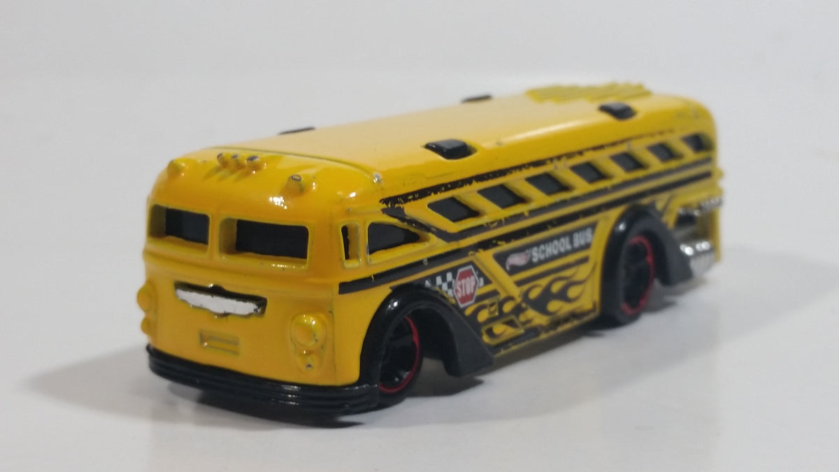 2014 Hot Wheels City Works Surf Surfin' School Bus Yellow Die Cast Toy ...