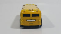 2014 Hot Wheels City Works Surf Surfin' School Bus Yellow Die Cast Toy Car Vehicle