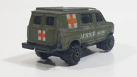 Vintage 1982 Kidco Tough Wheels MASH T.V. Show 4077th Army Military Medic Ambulance Olive Green Van Die Cast Toy Car Vehicle Television Collectible