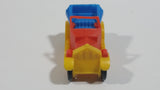 Kinder Surprise Orange Yellow Blue Classic Antique Toy Car Vehicle