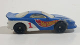 1993 Hot Wheels '93 Camaro Blue Die Cast Toy Race Car Vehicle McDonald's Happy Meal