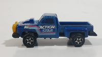 Unknown Brand Action Star Ford Pickup Truck Blue Die Cast Toy Car Vehicle Made in Hong Kong - Base Marked Corvette