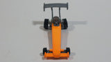 1994 Hot Wheels Dragster "Driven to the max!" Bright Fluorescent Orange Die Cast Toy Race Car Vehicle