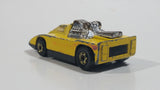 1981 Hot Wheels Cannonade Yellow Die Cast Toy Race Car Vehicle w/ Opening Hood - Hong Kong
