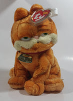 2004 Ty Beanie Babies Garfield the Cat Orange Stuffed Animal Plush Toy 7 1/2" Tall