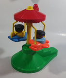 1993 Fisher Price Little People Country Fair Ferris Wheel and Airplane Amusement Rides Toys with 5 Characters