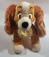 Walt Disney Animated Film Movie Lady From Lady and The Tramp 14" Long Cartoon Puppy Dog Character Plush Stuffed Animal with Tags