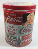 1994 Coca-Cola Coke Soda Pop Carriage Trade Mini Twist Pretzels Nostalgic Tin Beverage Advertising Collectible