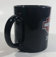 2011 Harley Davidson Motor Cycles Santa Christmas Themed Ceramic Coffee Mug Cup Collectible
