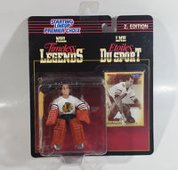 1997 Kenner Starting Lineup Timeless Legends NHL Ice Hockey Player Goalie Glenn Hall Chicago Blackhawks Action Figure and Trading Card New in Package