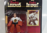 1997 Kenner Starting Lineup Timeless Legends NHL Ice Hockey Player Goalie Glenn Hall Chicago Blackhawks Action Figure and Trading Card New in Package