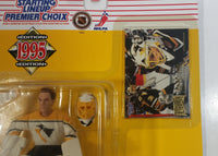 1995 Edition Kenner Hasbro Starting Lineup NHL Ice Hockey Player Goalie Tom Barrasso Pittsburgh Penguins Action Figure and Fleer Ultra Trading Card New in Package