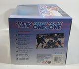 1997 Kenner Hasbro Starting Lineup Freeze Frame One On One NHL Ice Hockey Player Jaromir Jagr Pittsburgh Penguins and Patrick Roy Colorado Avalanche Action Figures New in Box