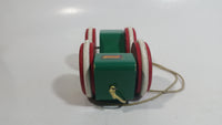 Brio Green Wood Wooden Egg Car Vehicle Pull String Toy Made in Sweden