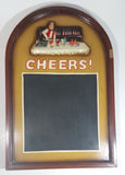 "Cheers!" Wooden Framed Carved Wood Chalkboard 16" x 24" Bar Pub Restaurant Lounge Wall Hanging