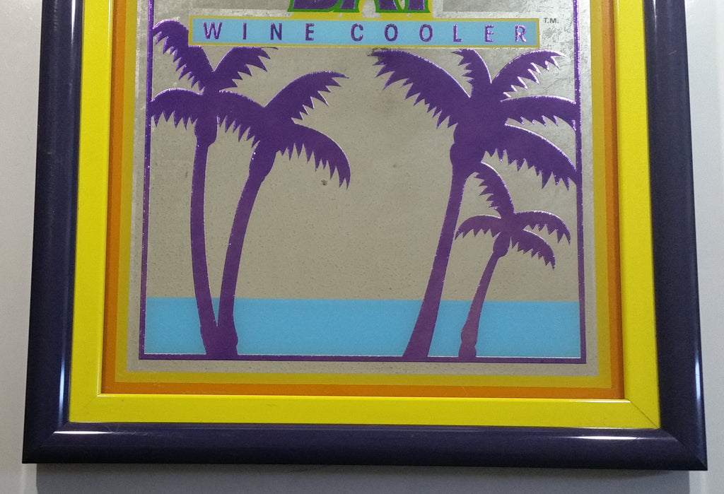 Beeco Matilda Bay Wine Cooler Purple Yellow Blue Tropical Palm Tree Th