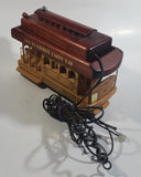 San Francisco Cable Car Highly Detailed Wooden Trolley Street Car Shaped Telephone with Cable Car Ring