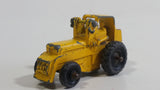 Vintage Lesney Matchbox No. 24 Weatherill Hydraulic Tractor Shovel Yellow Die Cast Toy Car Construction Equipment Vehicle Made in England