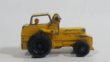 Vintage Lesney Matchbox No. 24 Weatherill Hydraulic Tractor Shovel Yellow Die Cast Toy Car Construction Equipment Vehicle Made in England