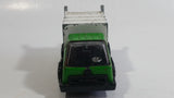 Vintage 1970s Tonka Garbage Truck Green and White Pressed Steel Toy Car Vehicle Made in Japan