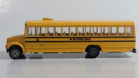 1991 Road Champs Fast Lane International School Bus Yellow Die Cast Toy Car Vehicle