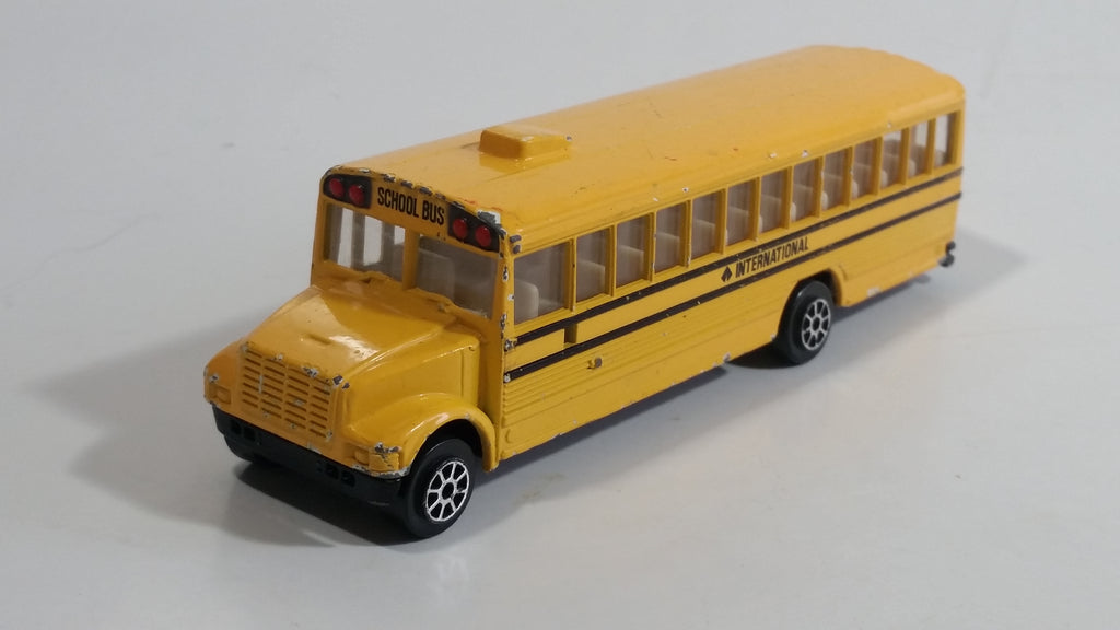 1991 Road Champs Fast Lane International School Bus Yellow Die Cast To ...