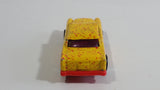 1996 Hot Wheels '55 Chevy Yellow with Red Splatter Paint Die Cast Toy Classic Car Vehicle