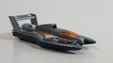 1998 Hot Wheels Hydroplane Silver Grey Die Cast Toy Speed Boat Vehicle