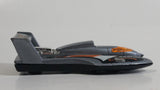 1998 Hot Wheels Hydroplane Silver Grey Die Cast Toy Speed Boat Vehicle