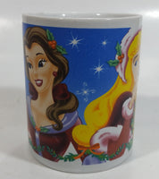 Disney Cinderella Belle and Sleeping Beauty Christmas Holiday Themed Ceramic Coffee Mug Cup