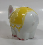 Very Rare Hard To Find 1986 Enesco Growing Up Age 4 Elephant Shaped Ceramic Coin Bank