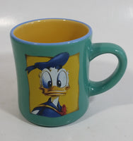 Disney Donald Duck Cartoon Character Teal Green Ceramic Coffee Mug Cup