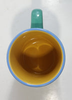 Disney Donald Duck Cartoon Character Teal Green Ceramic Coffee Mug Cup