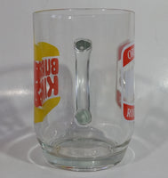 Vintage Hires Root Beer Soda Pop Beverage Burger King Restaurants Clear Large Round Glass Mug