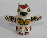 Horseshoe Bay, B.C. Bird Themed Totem Pole Shaped Ceramic Salt or Pepper Shaker Souvenir Travel Collectible
