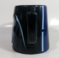 Disney Star Wars Darth Vader 24 oz. Dark Blue and Black Embossed Ceramic Coffee Mug Cup
