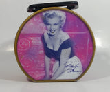 2005 Marilyn Monroe Pink Round Tin Metal Lunch Box with Handle